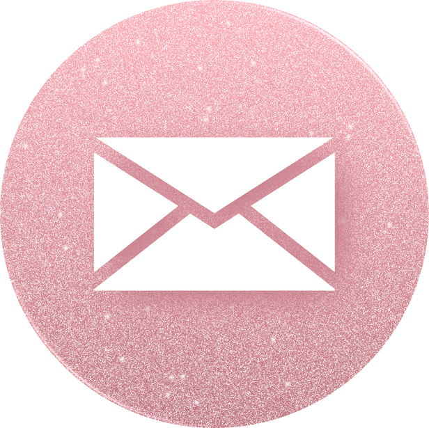 Rose Gold Email Icon